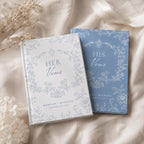 Personalized Toile Wedding Vow Book