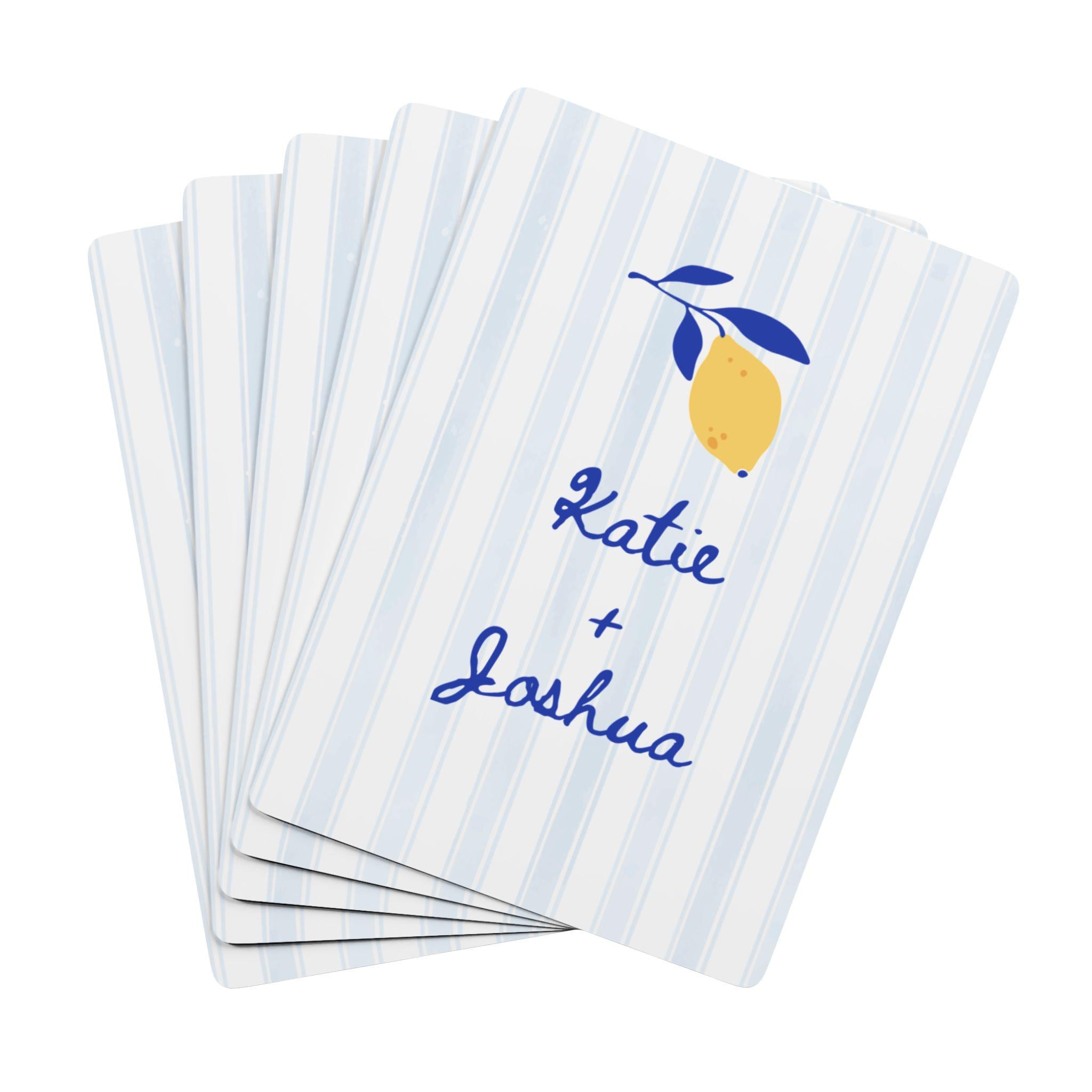 Lemon Playing Cards