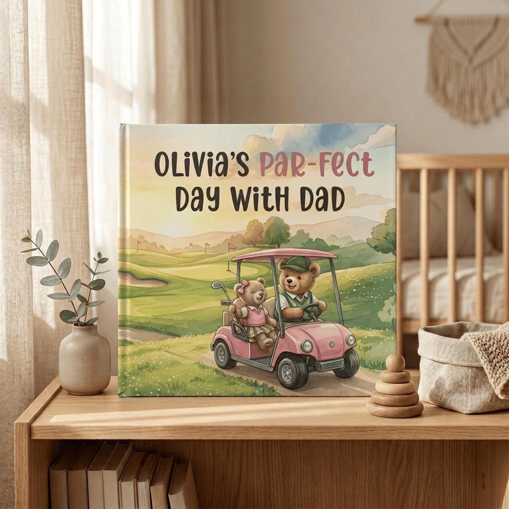 Personalized Golf Book With Childs Name