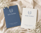 Personalized Monogram Wedding Vow Book