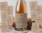 Marriage Milestone Wine Bottle Labels