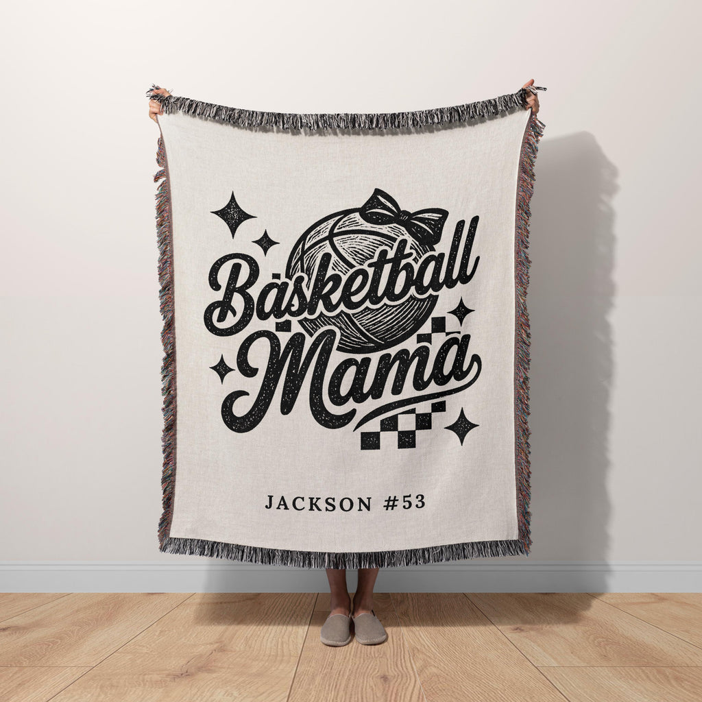 Basketball Mom Blanket Personalized