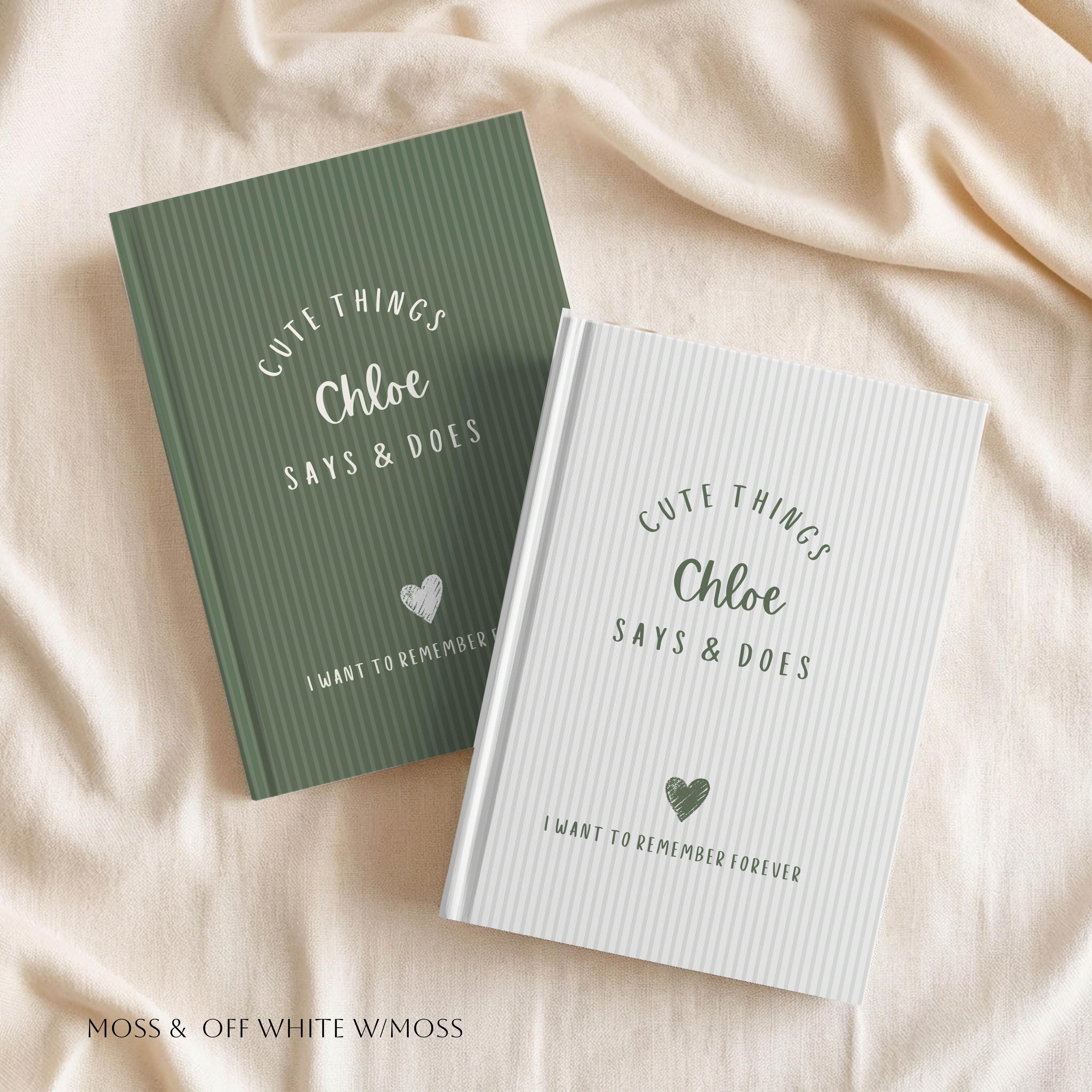 Personalized Things My Kids Say and Do Journal