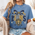Coquette Faux Glitter Lions Mascot Shirt