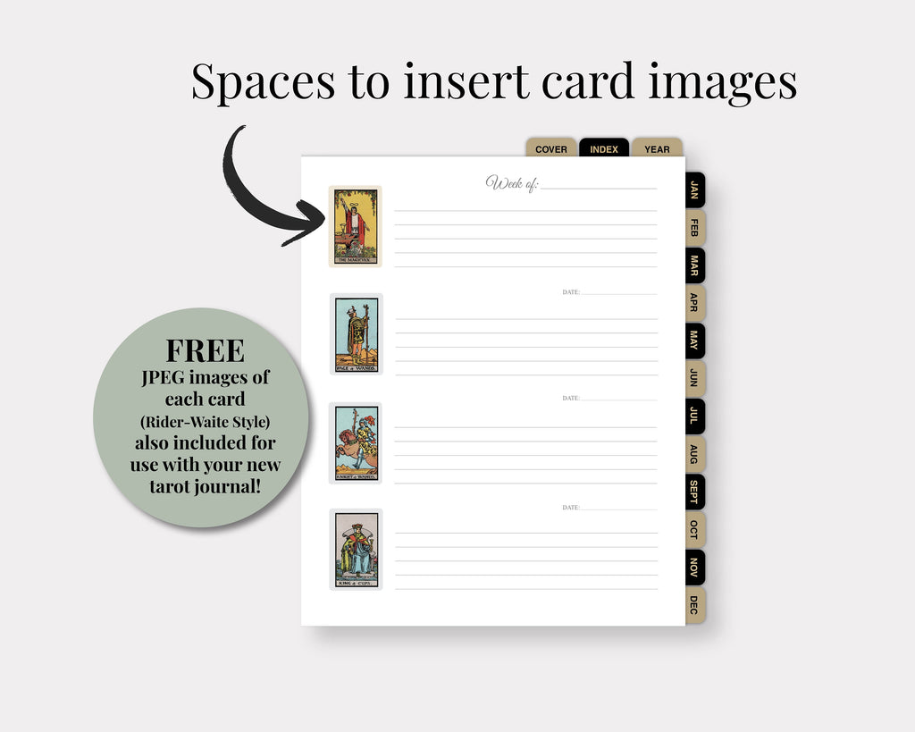 Digital Tarot Journal