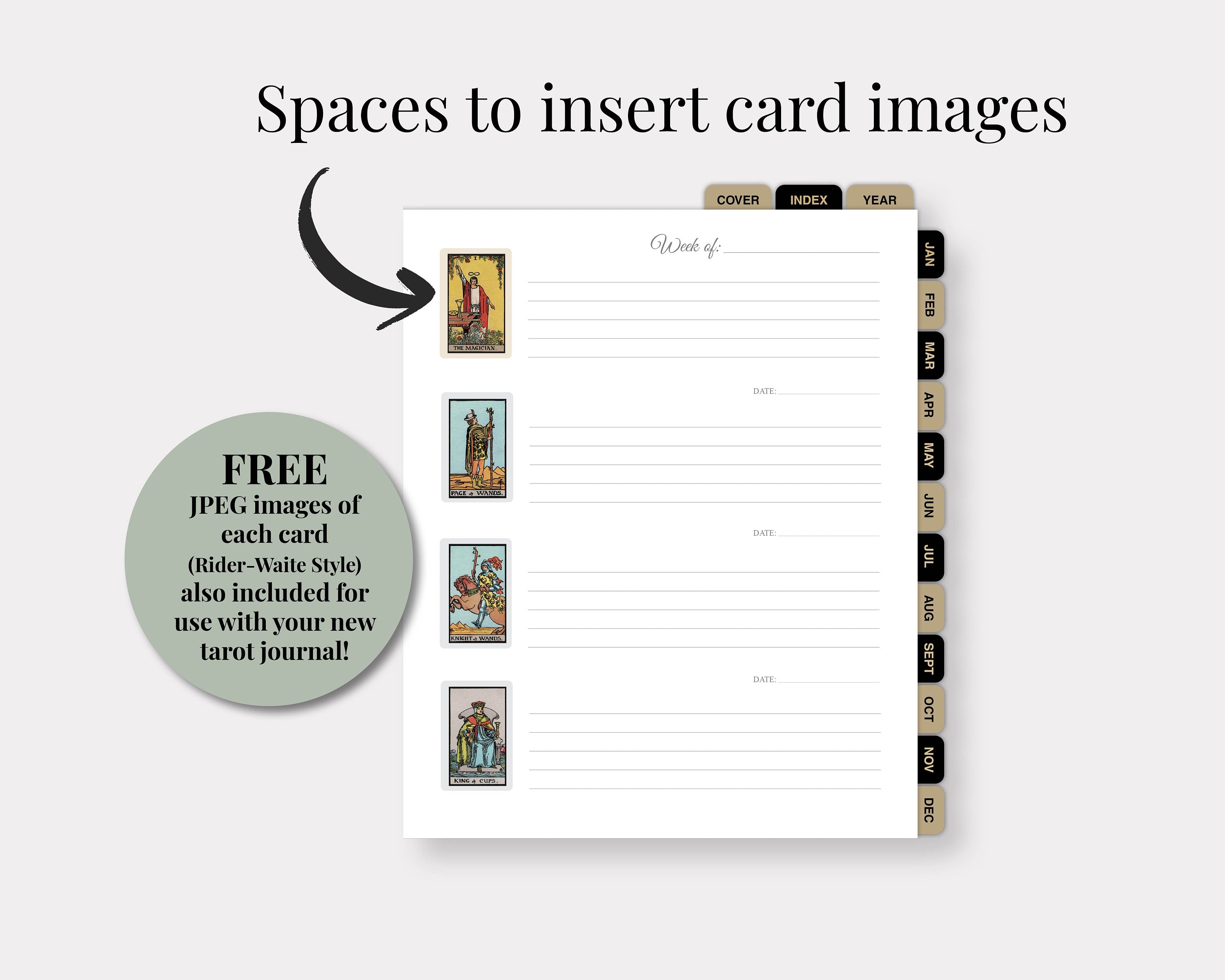 Digital Tarot Journal