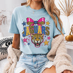 Coquette Glitter Jaguars Mascot Shirt