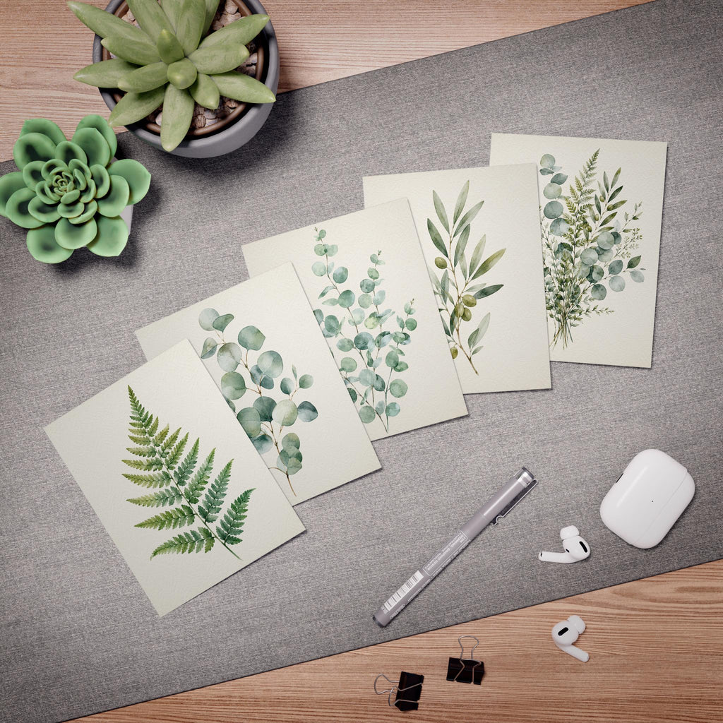 Botanical Greeting Cards (5-Pack)