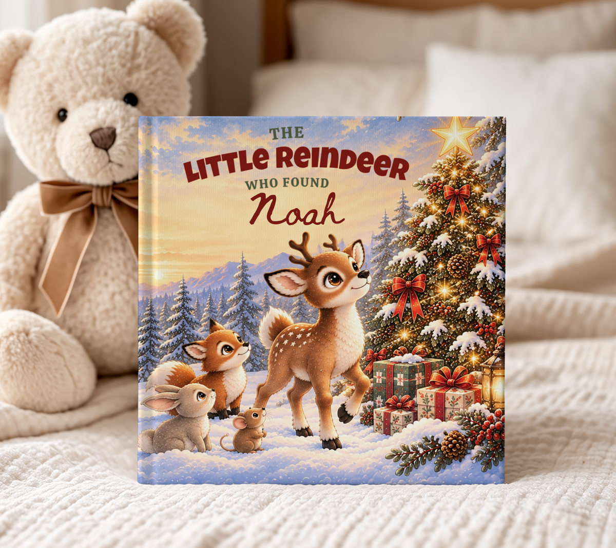 The Little Reindeer Who Found You, Personalized Christmas Book