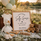 Digital Silly Goose Pregnancy Announcment Template