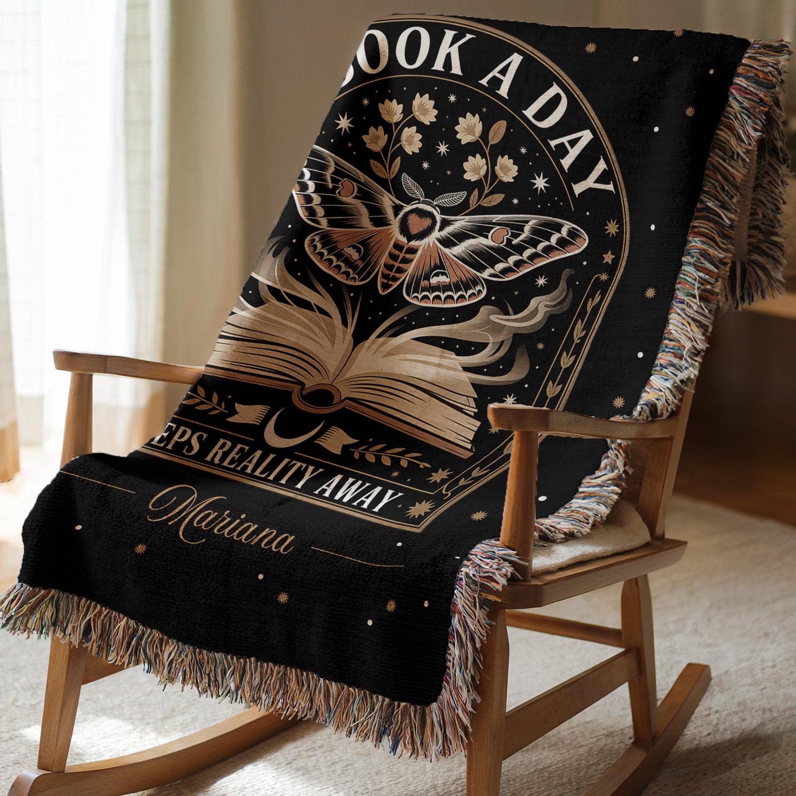 Personalized Book Lover Blanket