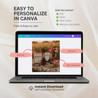 Digital Cowboy Pregnancy Digital Announcment Template
