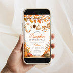Pumpkin Baby Shower Invitation