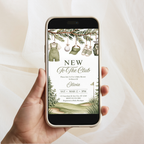 Golf Baby Shower Invitation