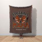 Personalized Football Mom Blanket