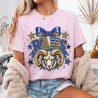 Preppy Rams Mascot Shirt