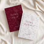Personalized Toile Wedding Vow Book