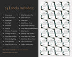 Wedding Wine Bottle Label Set