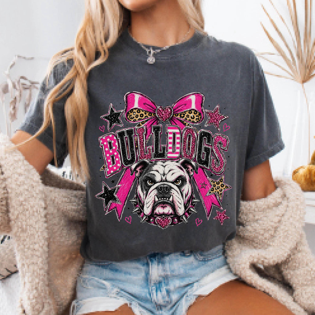 Preppy Bulldogs Mascot Shirt