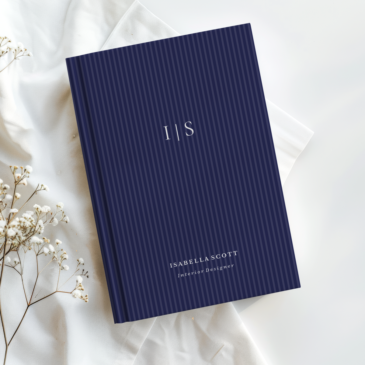 Personalized Monogram Journal, Custom Name Notebook, New Job or Graduation Gift, Professional Career Journal, Gift for Her