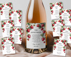 Marriage Milestone Wine Bottle Labels