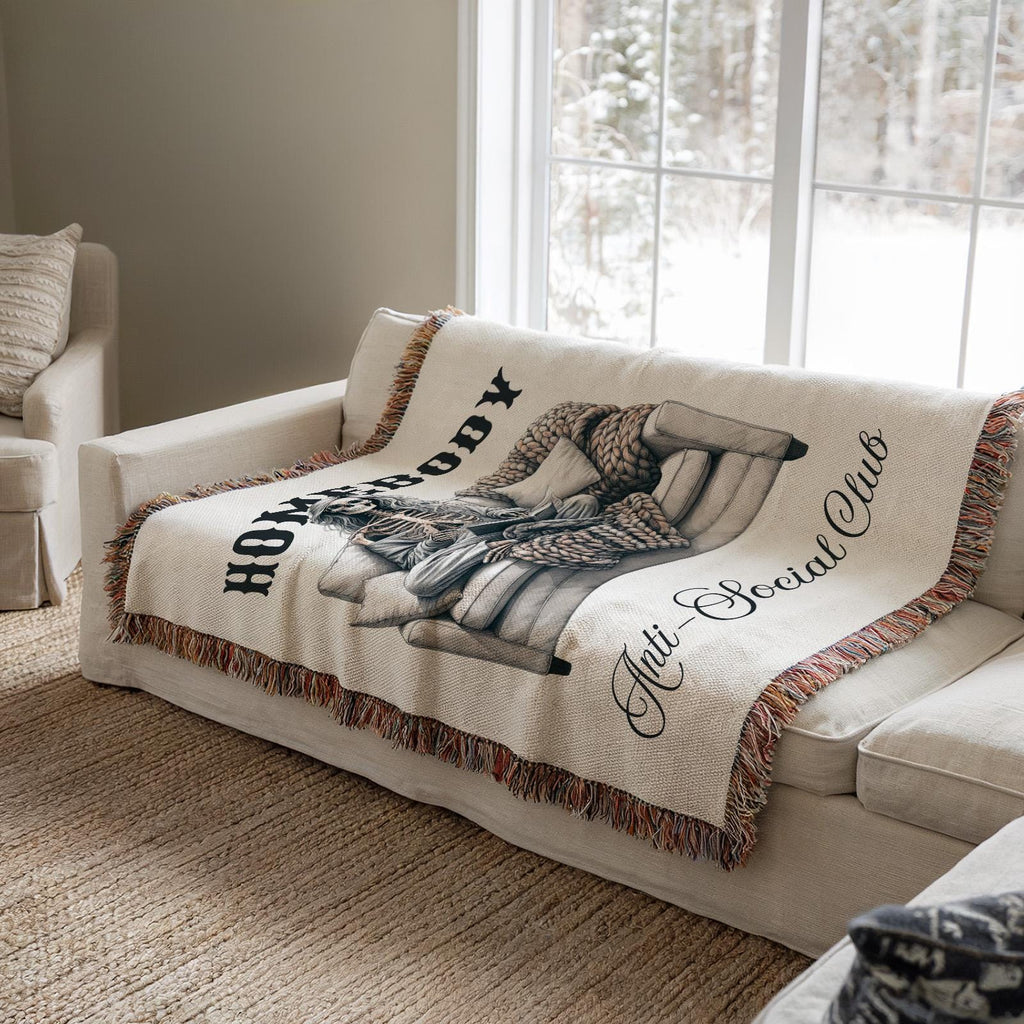 Homebody Anti Social Club Blanket