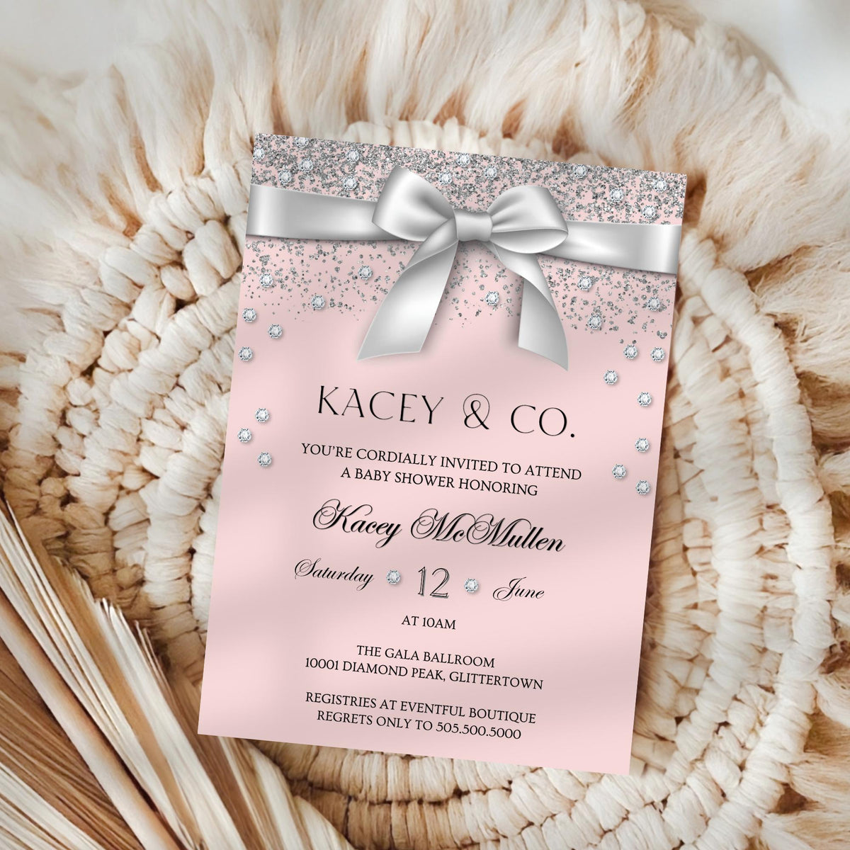 Blush Breakfast At Baby Shower Bundle