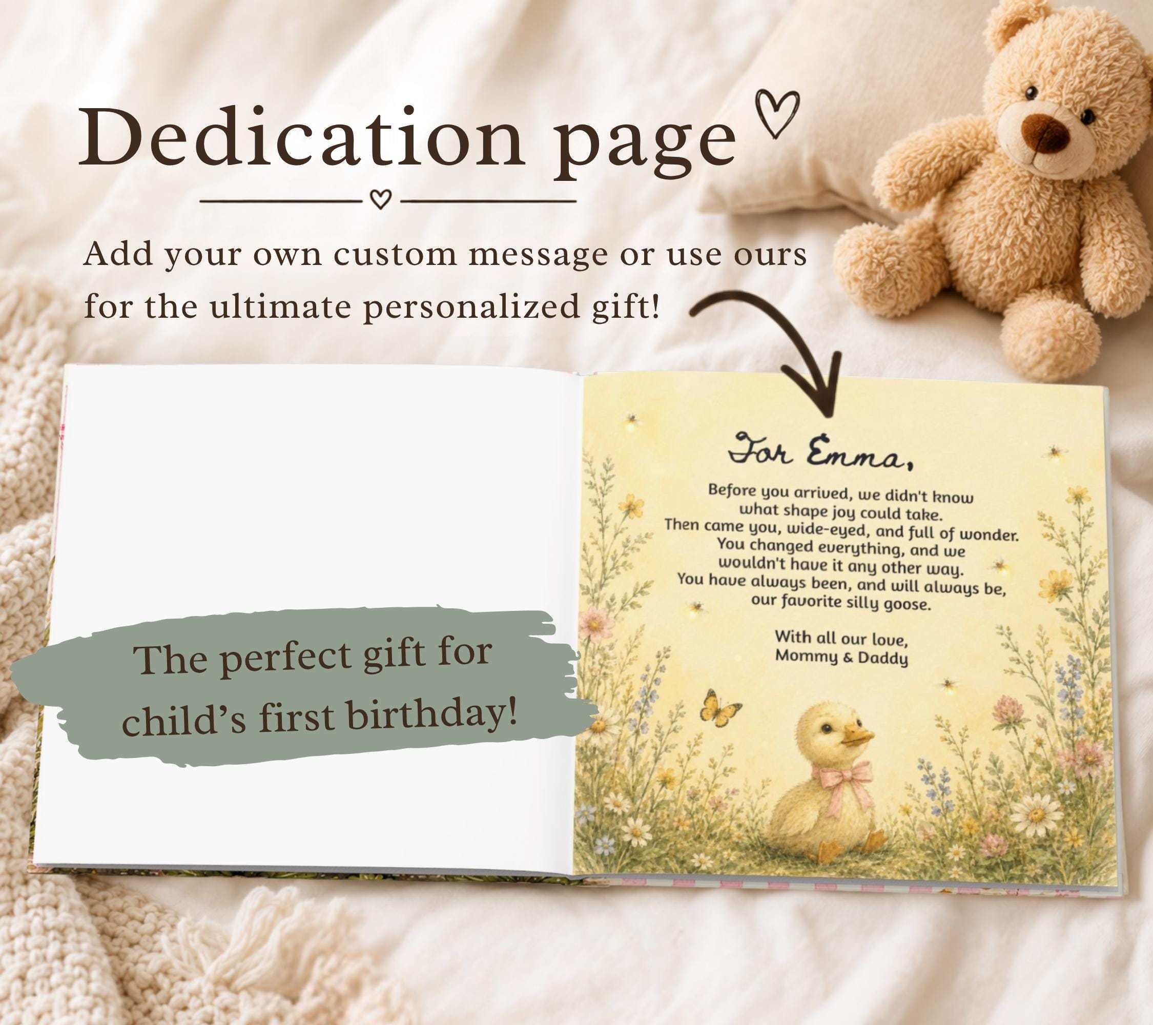 One Silly Goose First Birthday Book