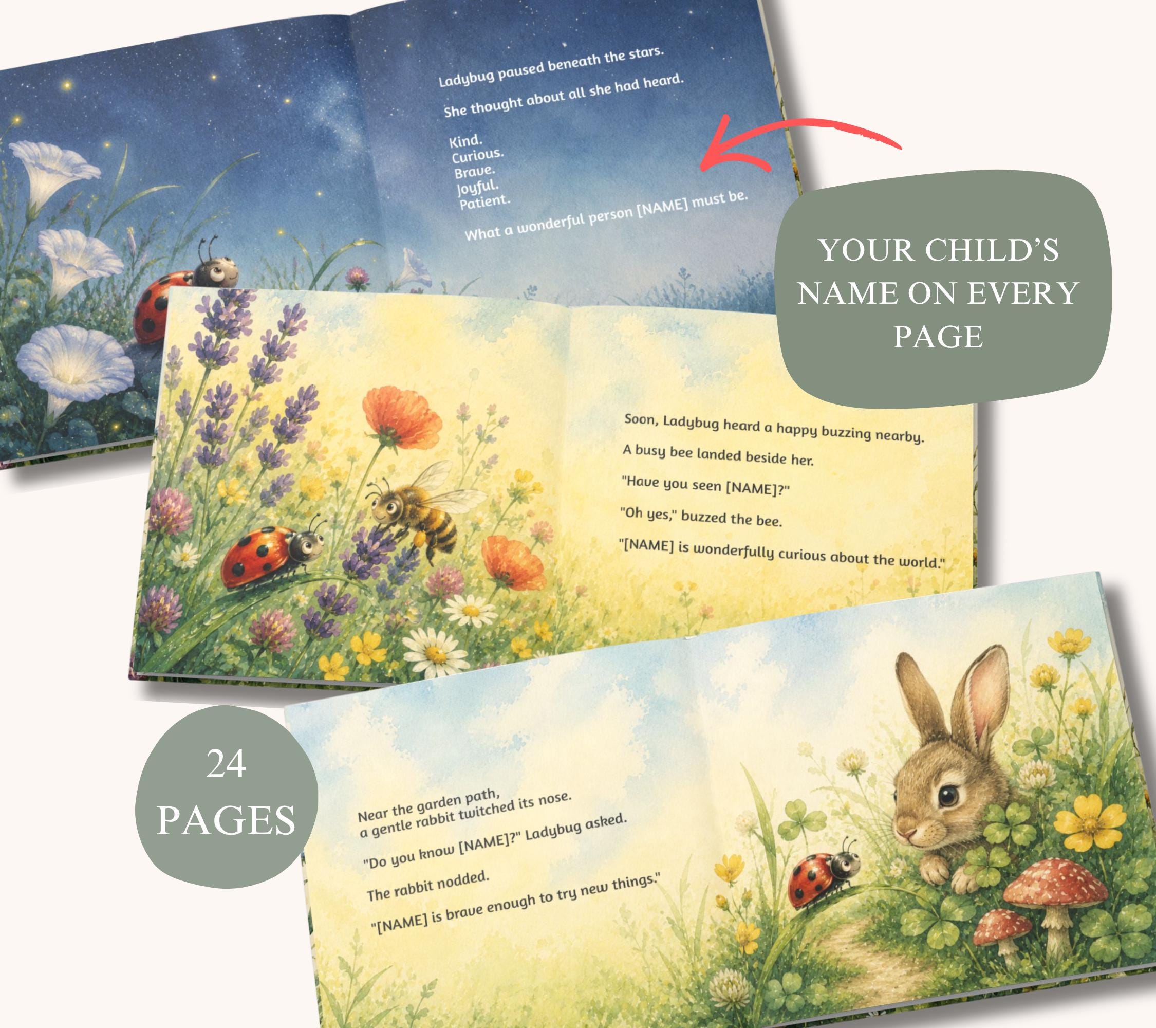 Personalized Ladybug Storybook