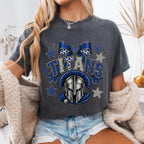 Faux Glitter Titans Mascot Shirt
