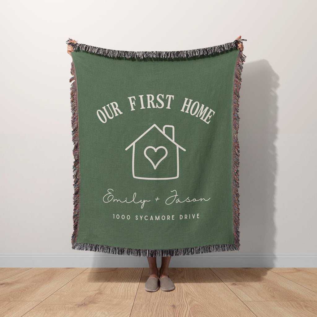 Personalized First Home Blanket