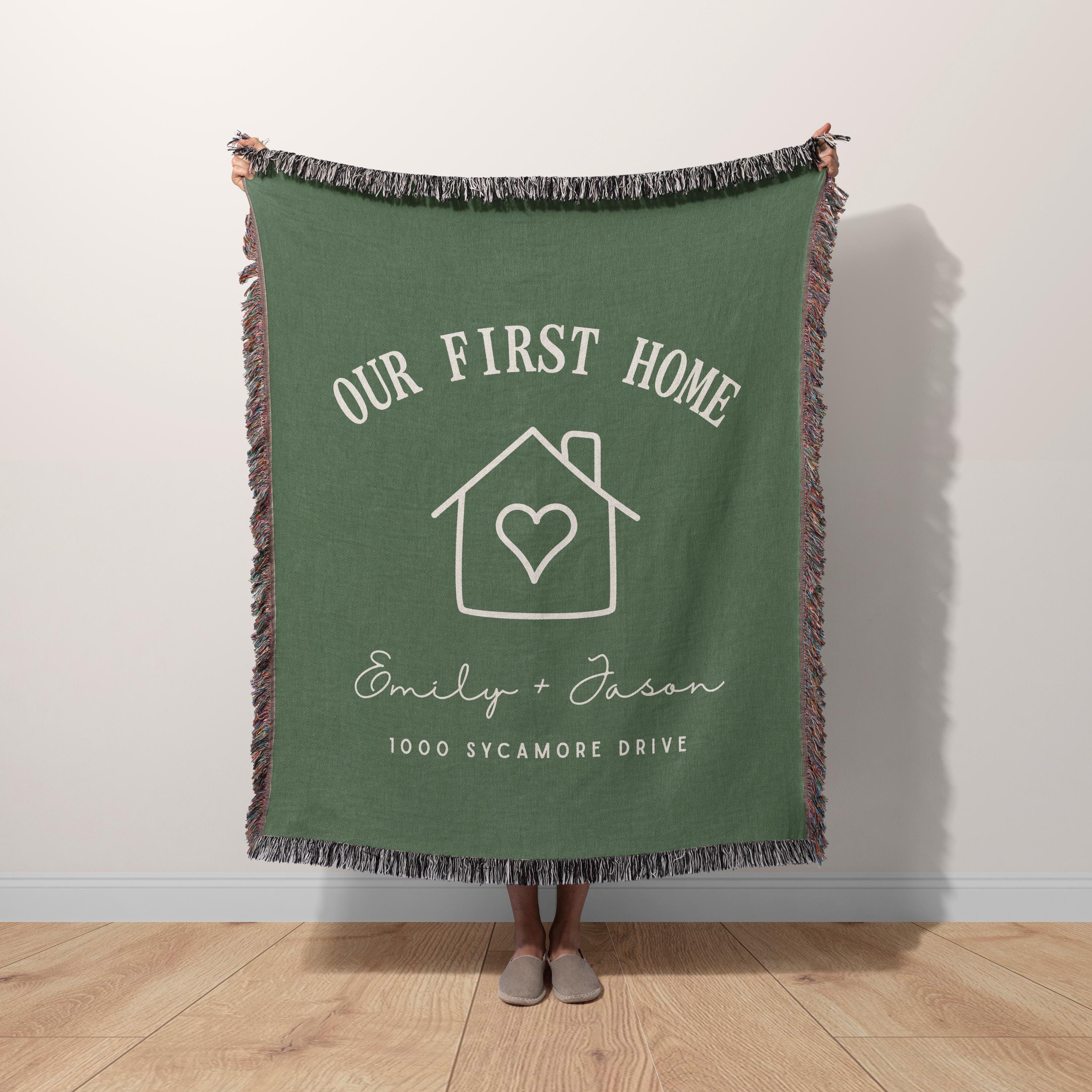 Personalized First Home Blanket
