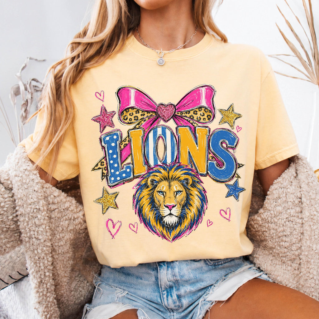 Preppy Lions Mascot Shirt