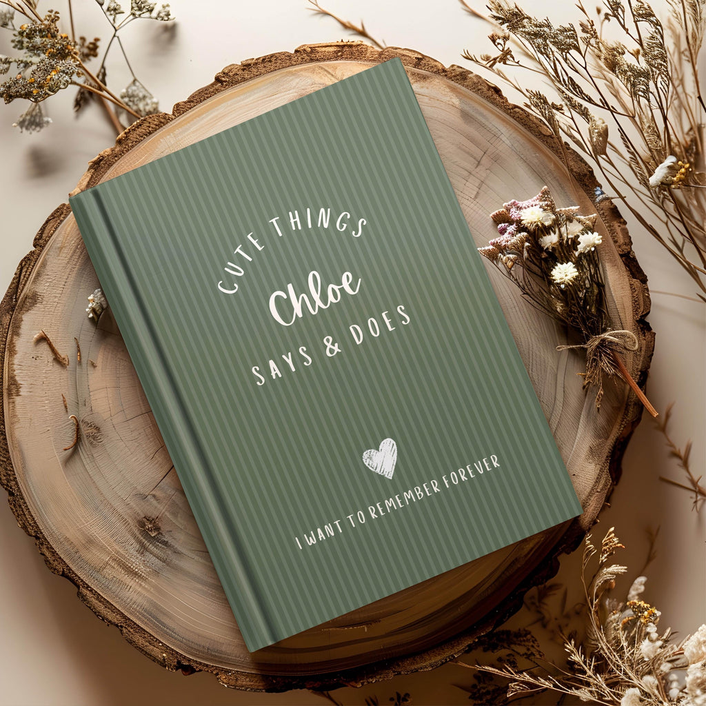 Personalized Things My Kids Say and Do Journal