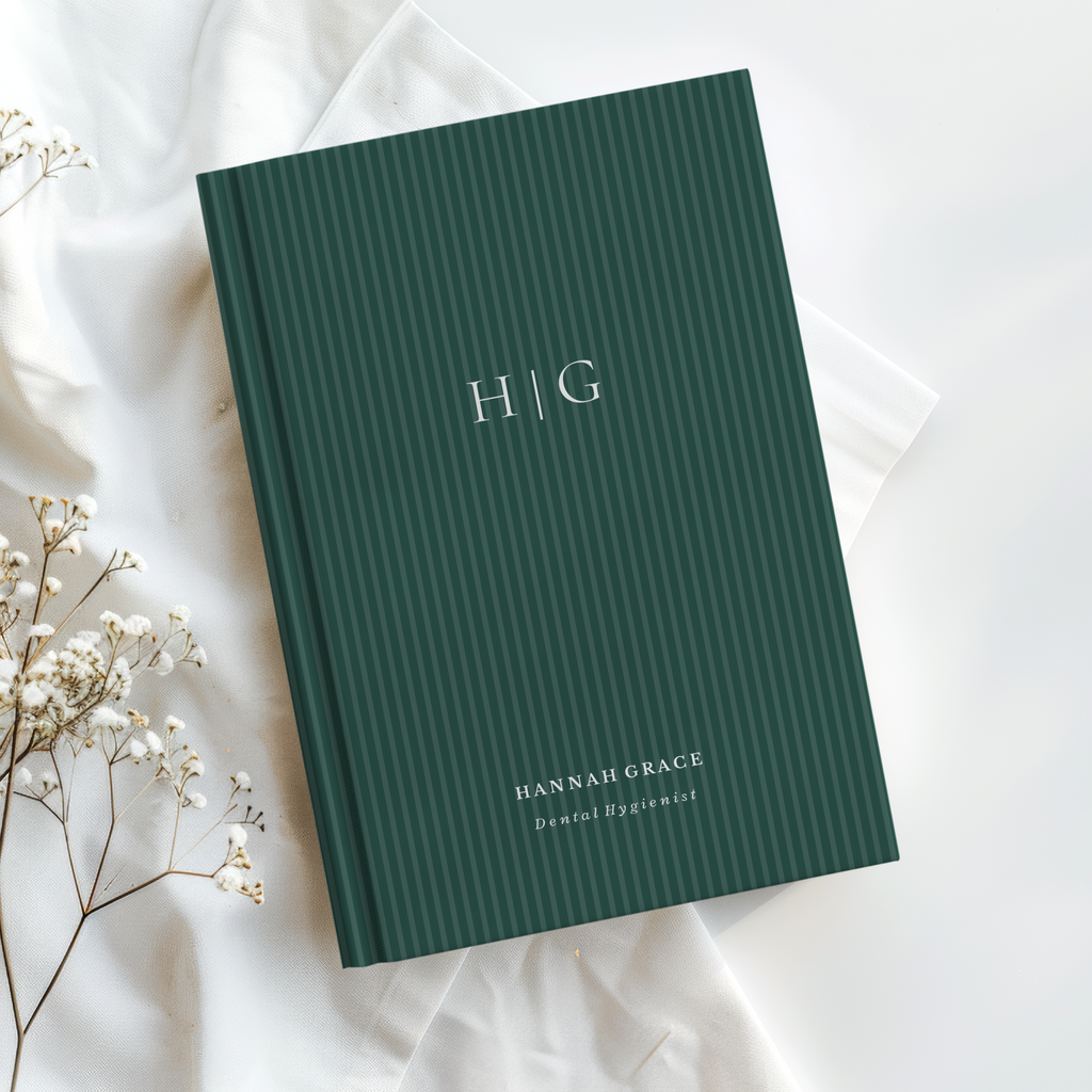 Personalized Monogram Journal, Custom Name Notebook, New Job or Graduation Gift, Professional Career Journal, Gift for Her