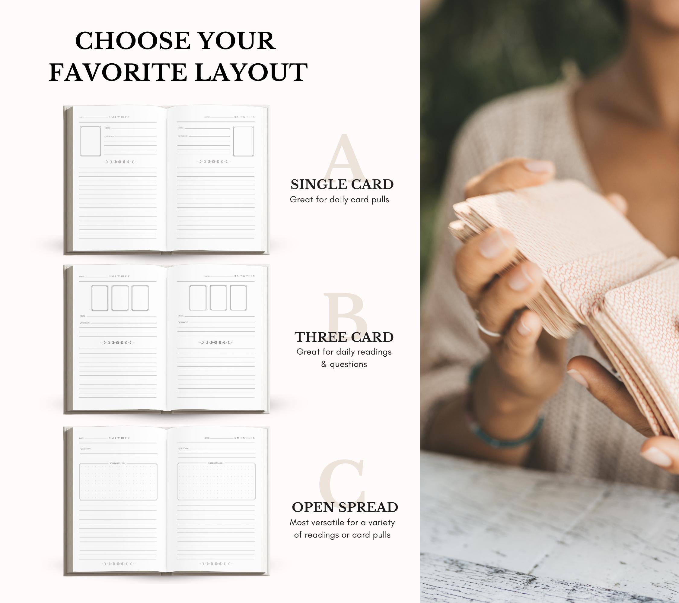Personalized Daily Tarot Journal