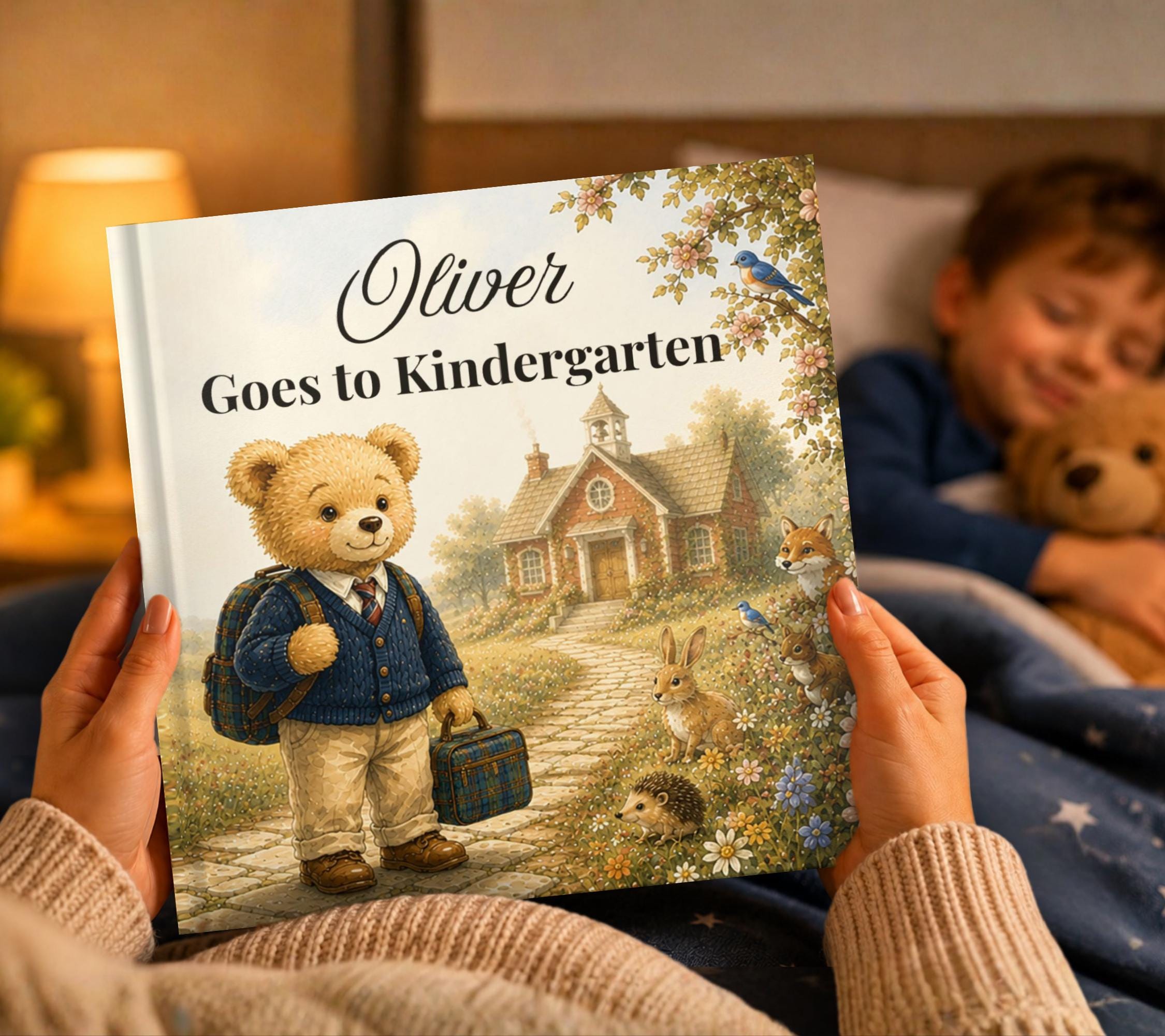 Personalized First Day of Kindergarten Book