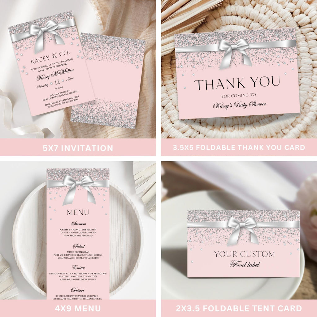 Blush Breakfast At Baby Shower Bundle