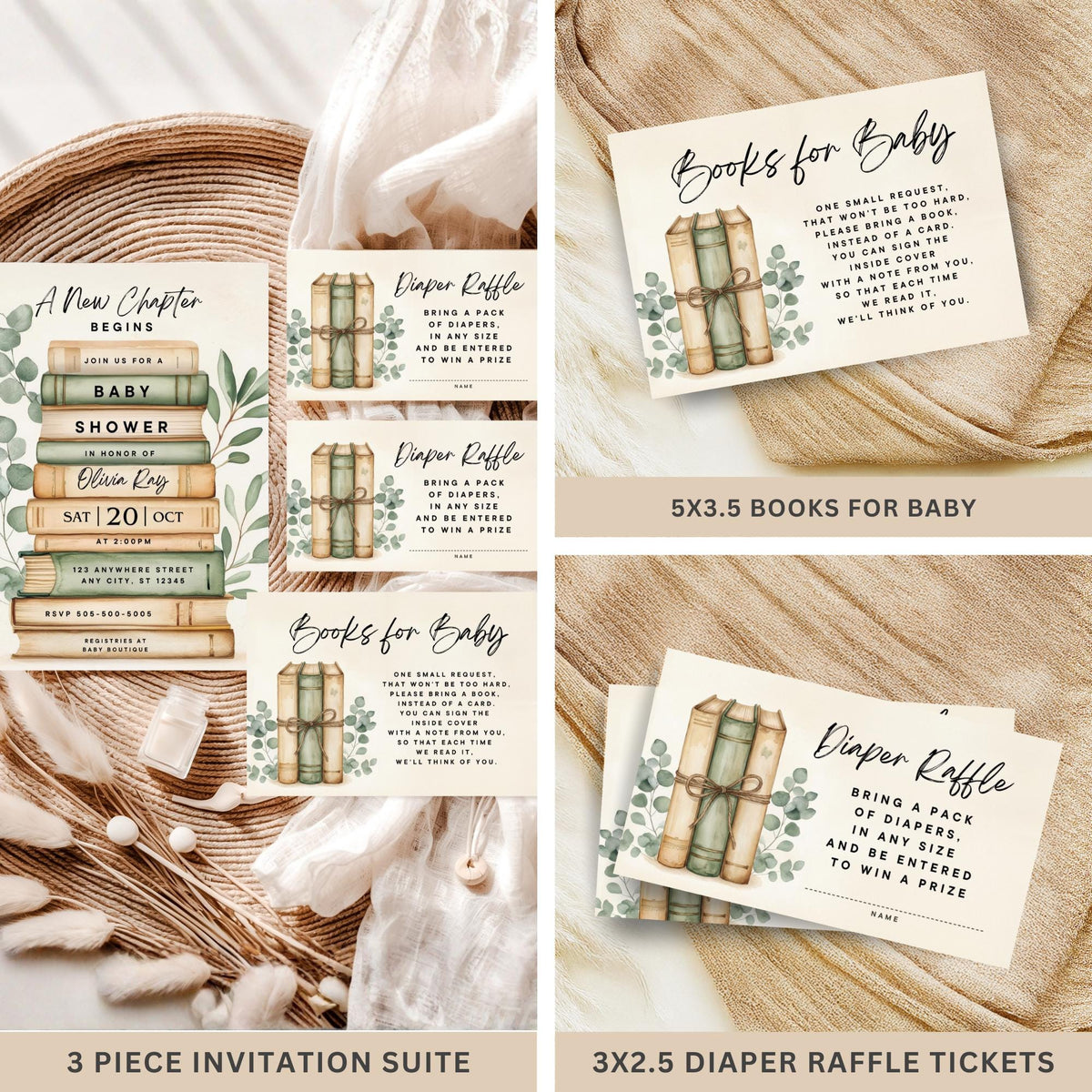 Book Baby Shower Bundle