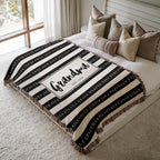 Personalized Grandma Blanket with Grandkids Names