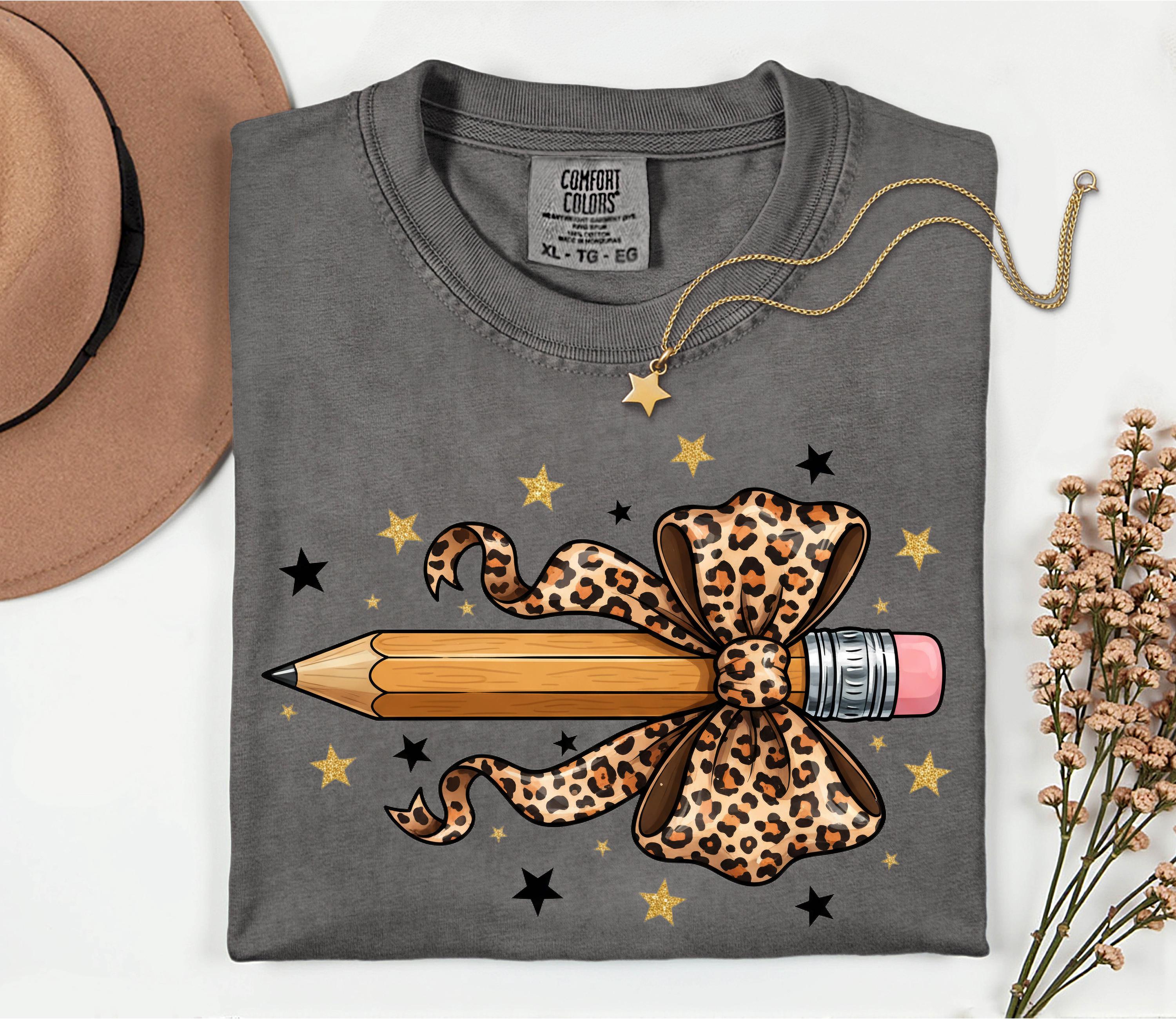 Leopard Teacher Tshirt