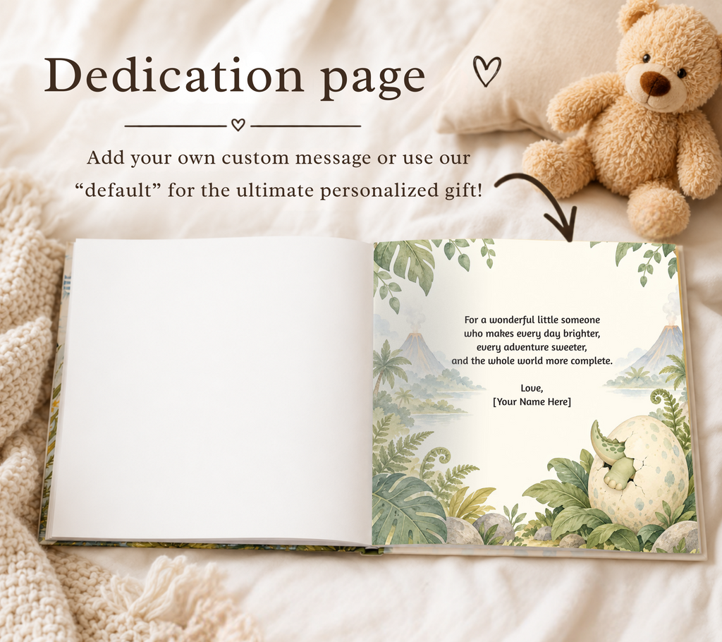 Personalized Dinosaur Story Book