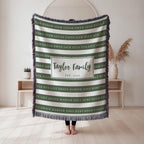 Personalized Family Name Blanket