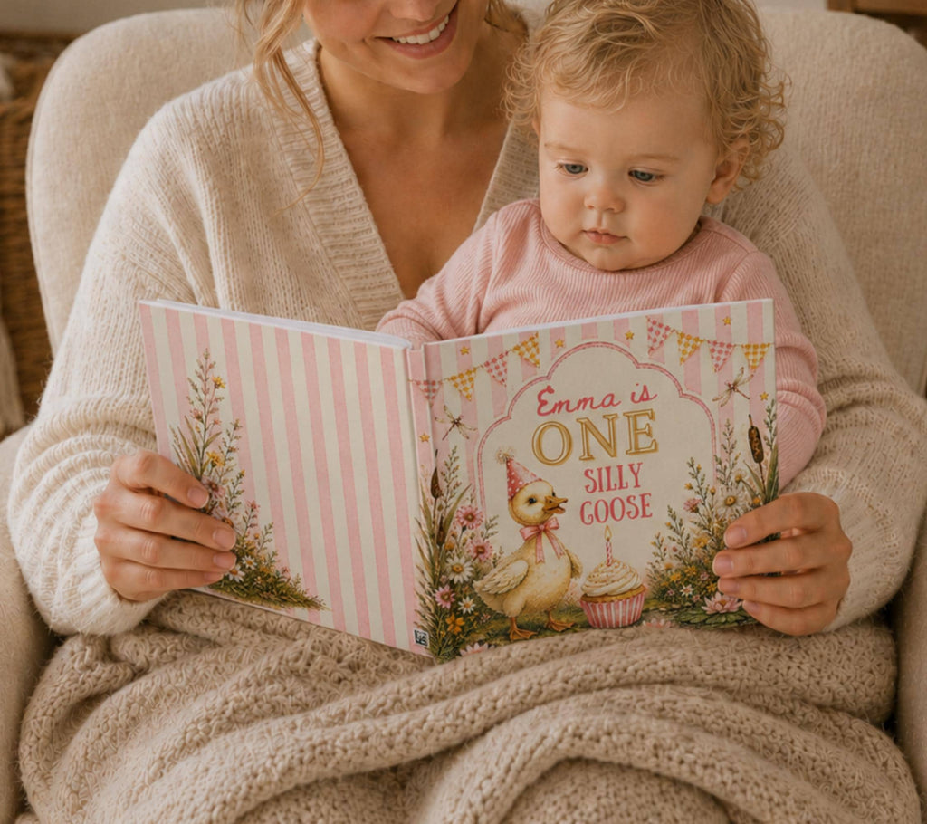 One Silly Goose First Birthday Book