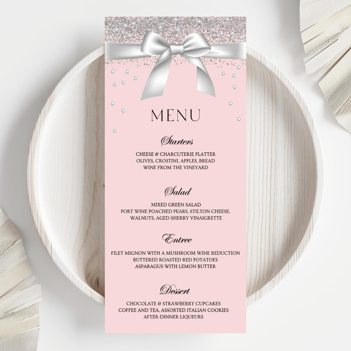 Blush Breakfast At Baby Shower Bundle