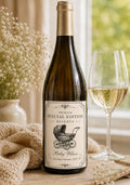 Vintage Pregnancy Announcement Wine Label Template