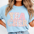 Pink Teacher Shirt