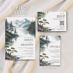 Mountain Wedding Invitation Template