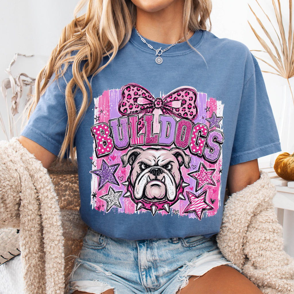 Coquette Bulldogs Mascot Comfort Colors® Shirt