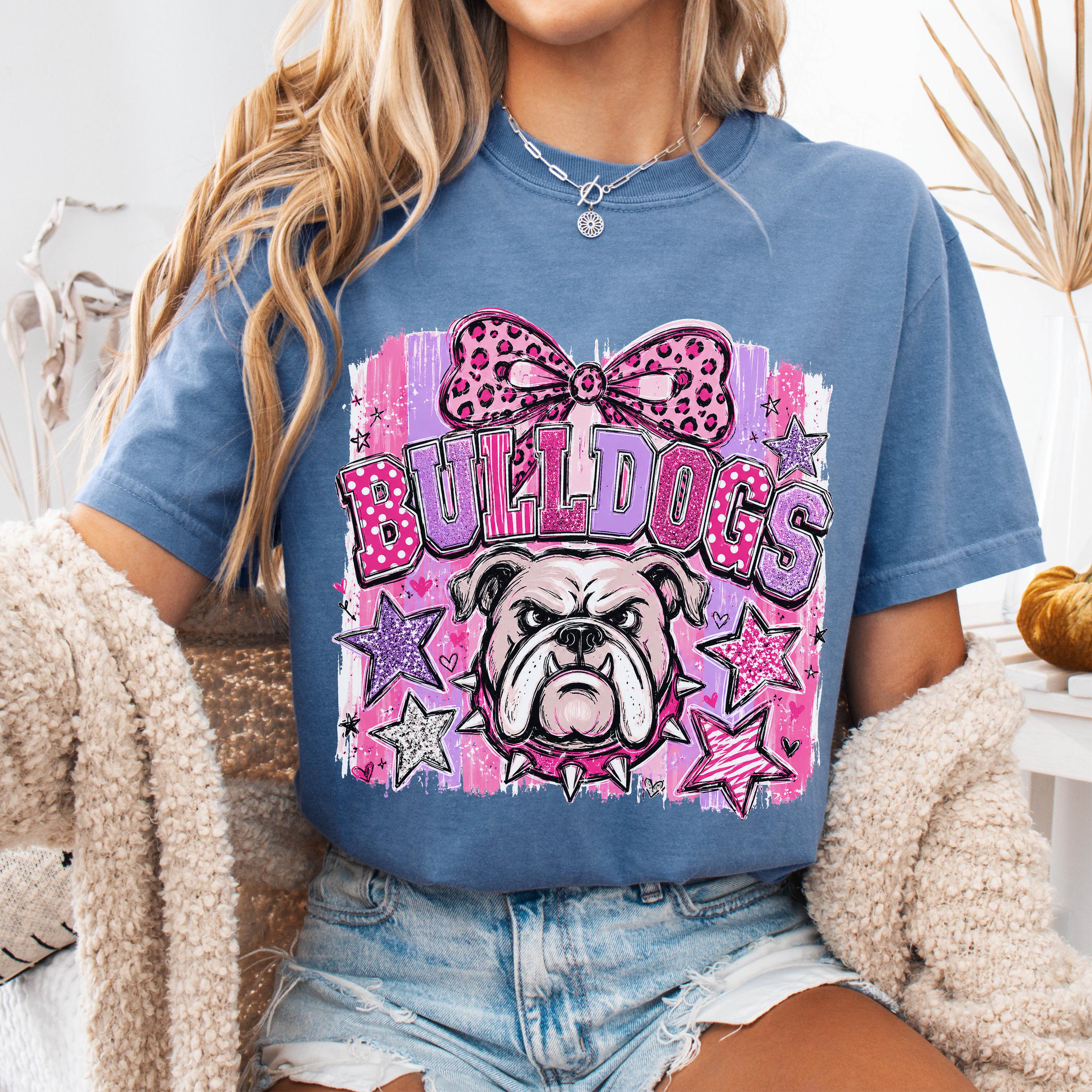Coquette Bulldogs Mascot Comfort Colors® Shirt